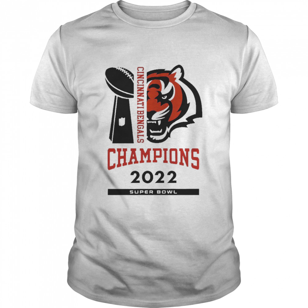 Cincinnati Bengals Champions 2022 Super Bowl Logo Shirt