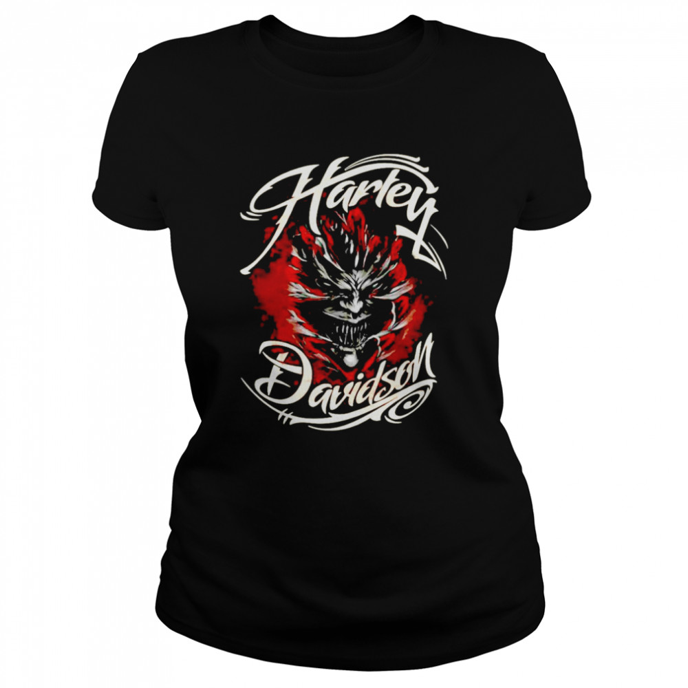 Harley Davidson ft Skull shirt Classic Women's T-shirt