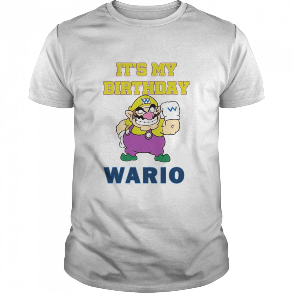 It’s My Birthday Wario shirt