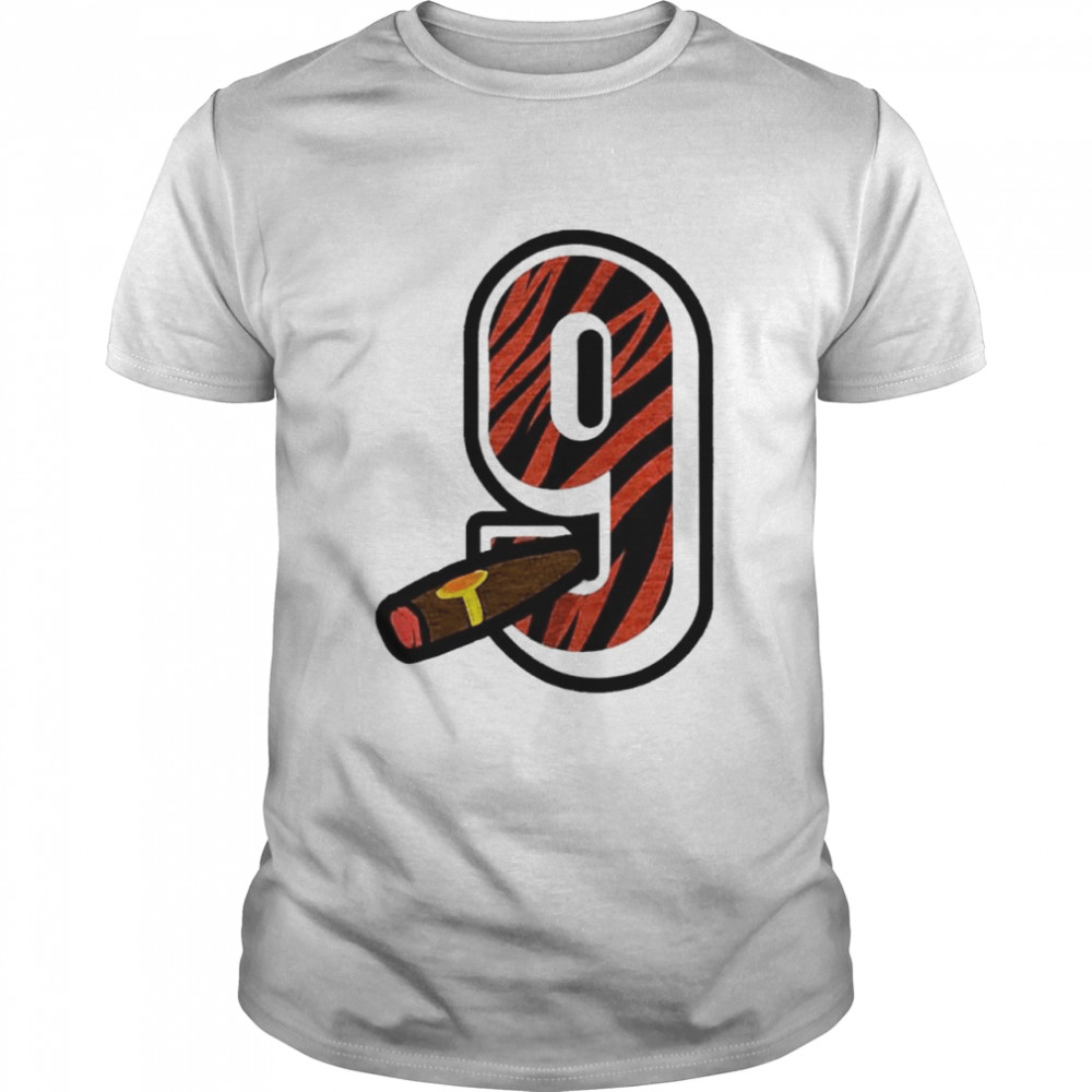 Joe Burrow 9 Smoking Shirt