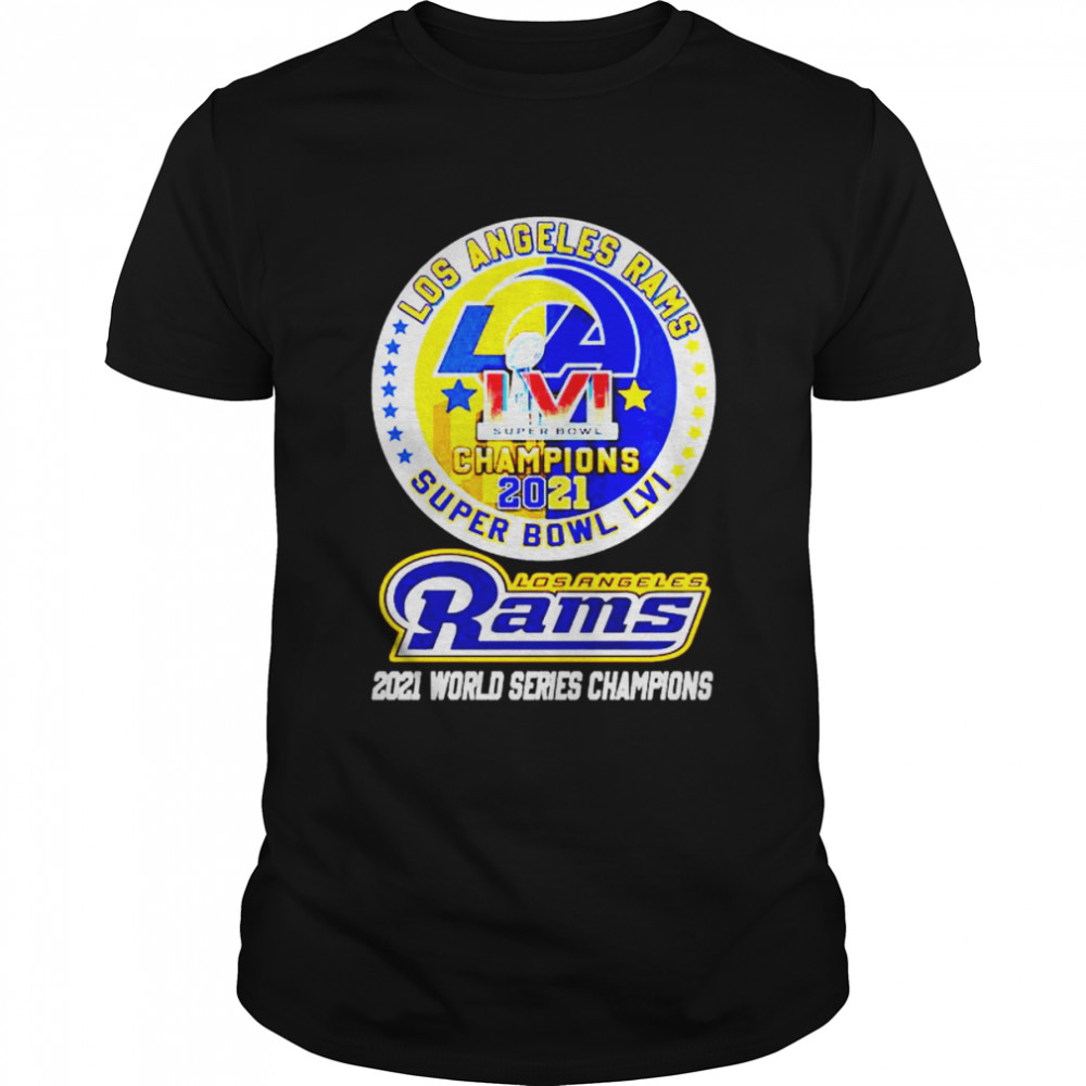 Los Angeles Rams 2021 world series champions shirt