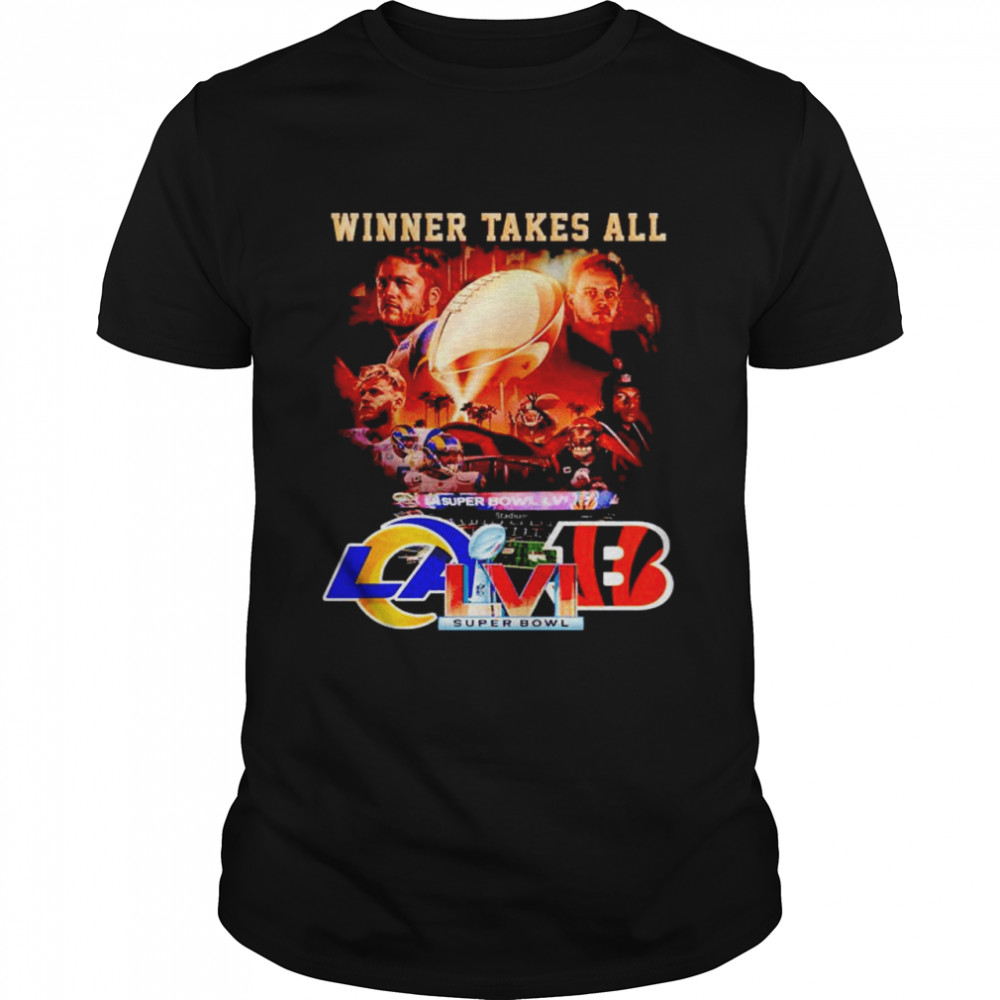 Los Angeles Rams vs Cincinnati Bengals winner takes all shirt