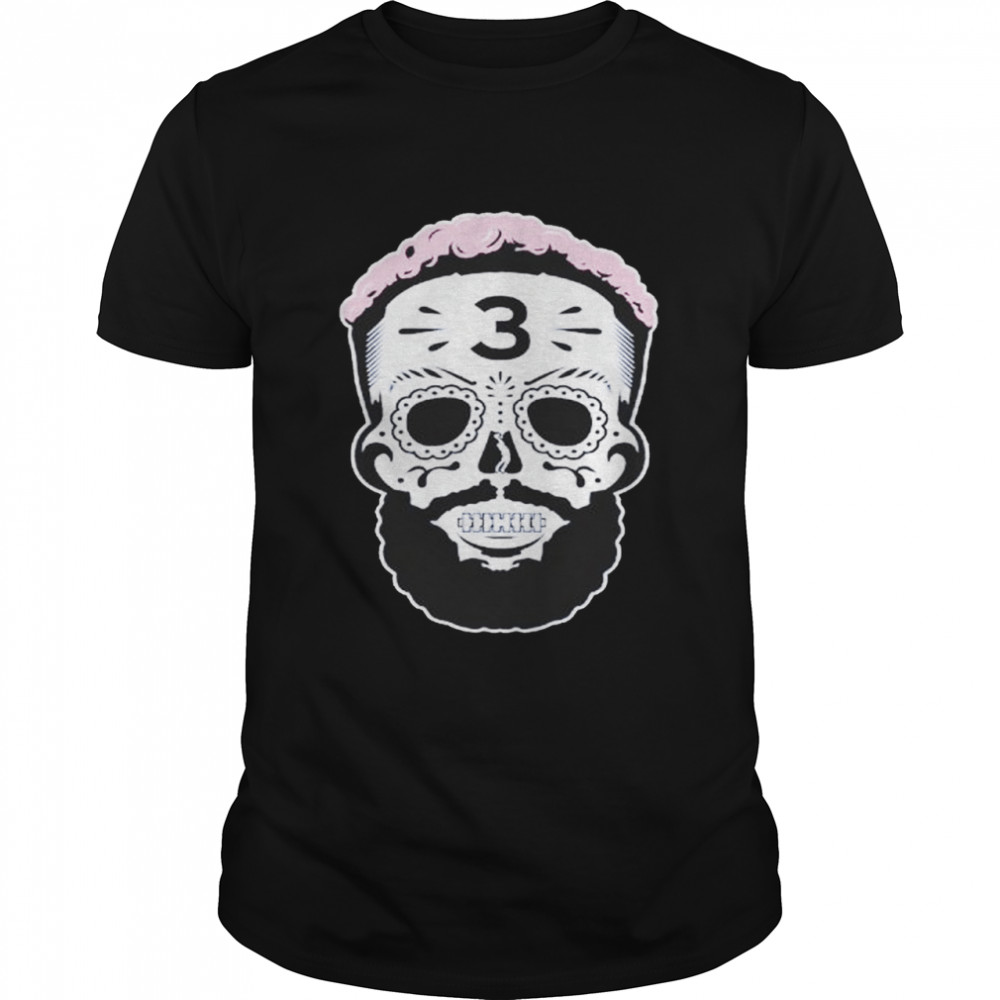 Odell Beckham Jr pink sugar skull shirt