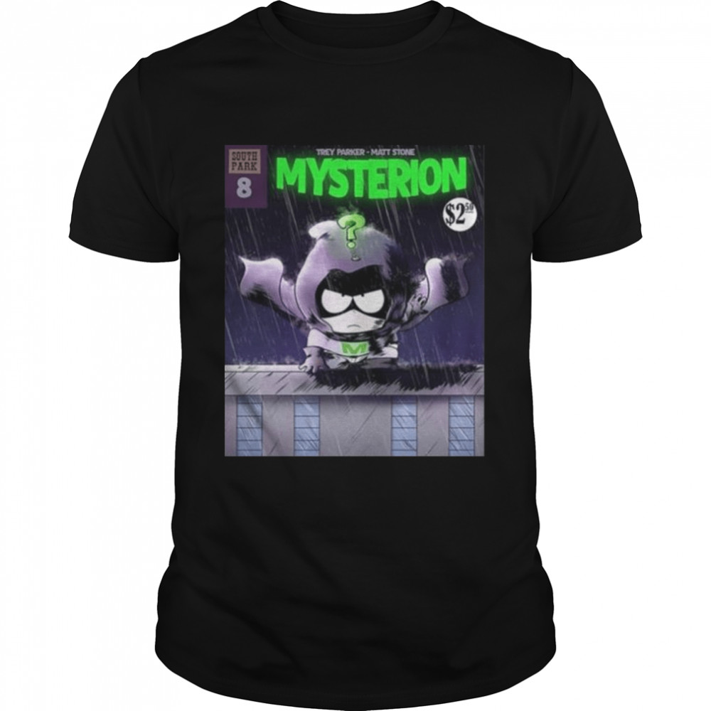 South park 8 trey parker matt stone mysterion shirt