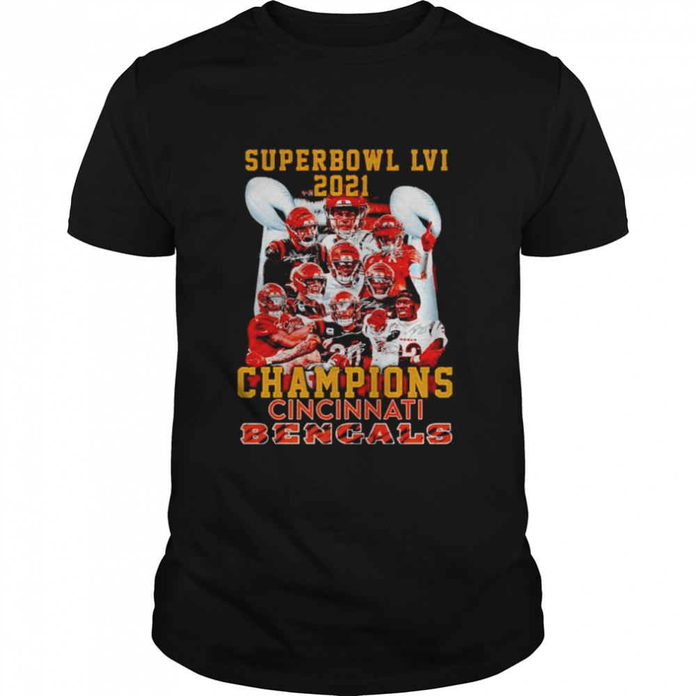 Super Bowl LVI 2021 champions Cincinnati Bengals shirt