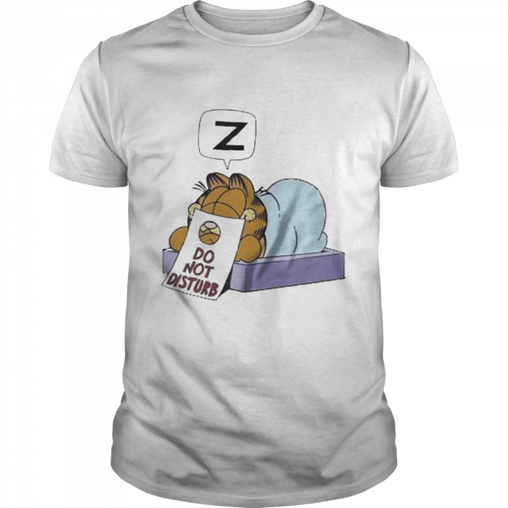 Garfield do not disturb shirt