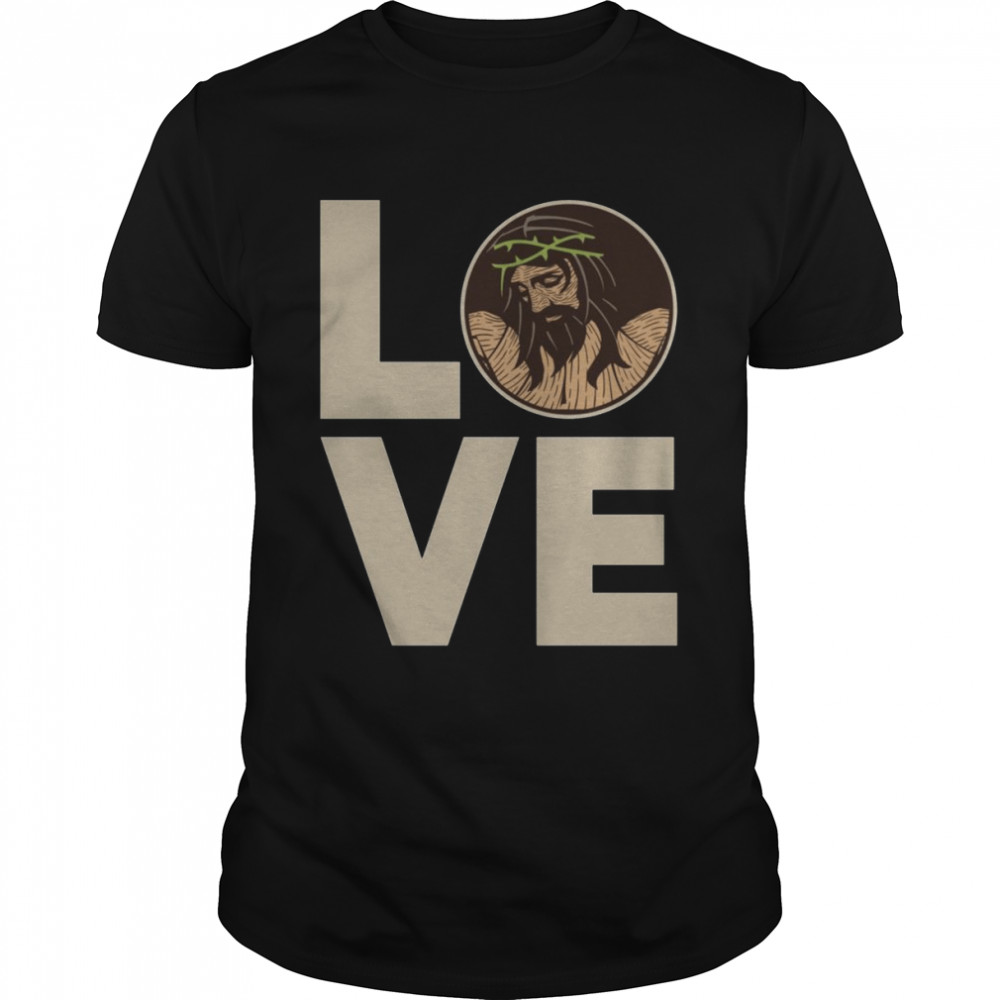 Jesus Love gekreuzte Jesus Christen shirt