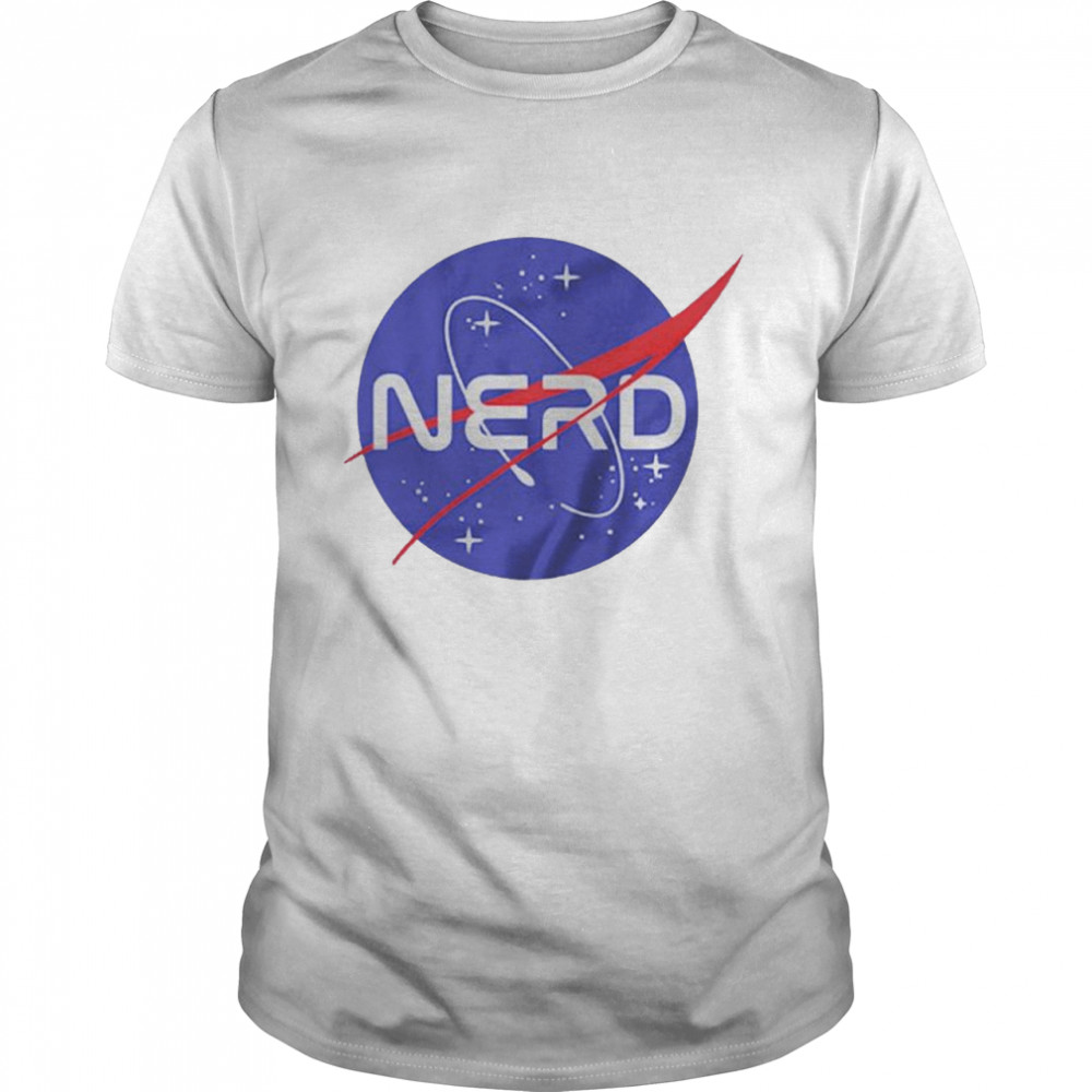 Nerd Nasa Parody logo shirt