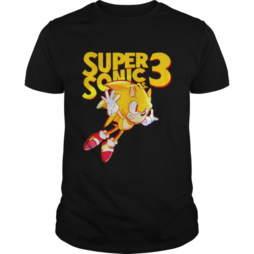 Super Sonic Mario bros 3 shirt