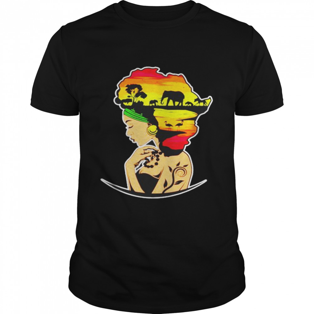 Africa goddess shirt