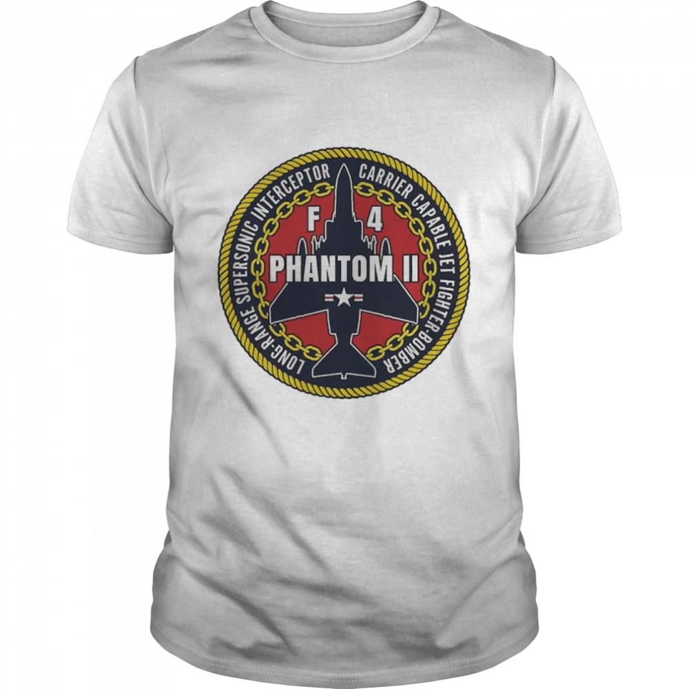 F4 Phantom Ii Fighter Bomber Jet Military Aircraft Art Shirt