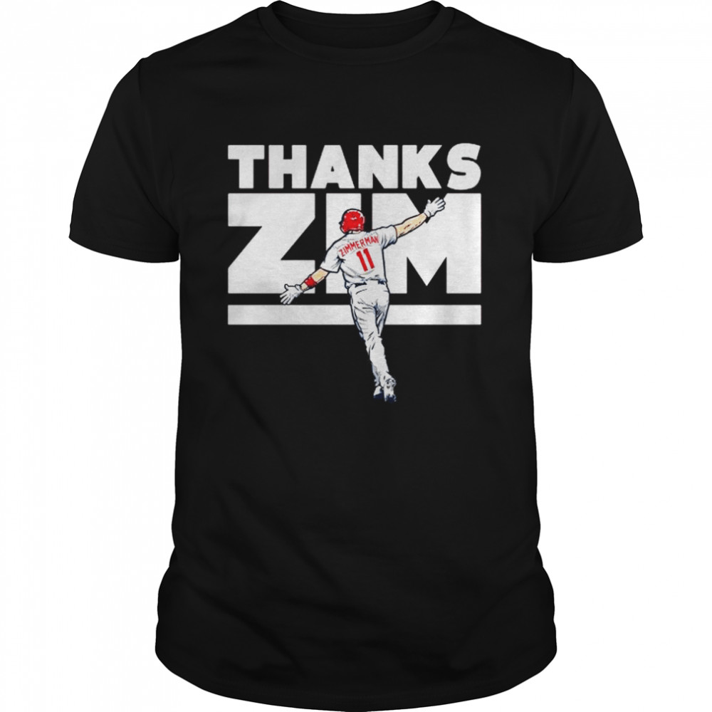 Ryan Zimmerman Thanks Zim T-Shirt
