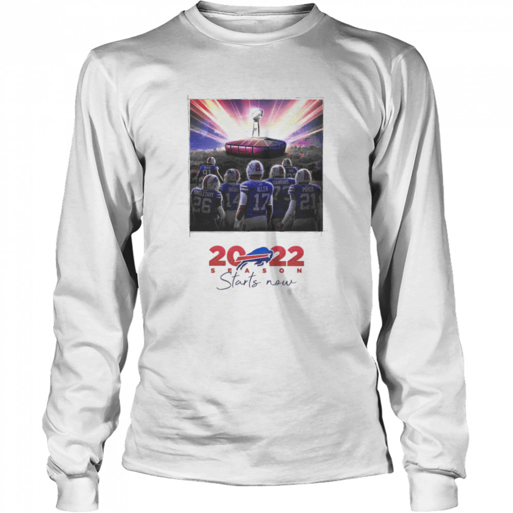 Bills Mafia 2022 Season Starts Now Champions  Long Sleeved T-shirt