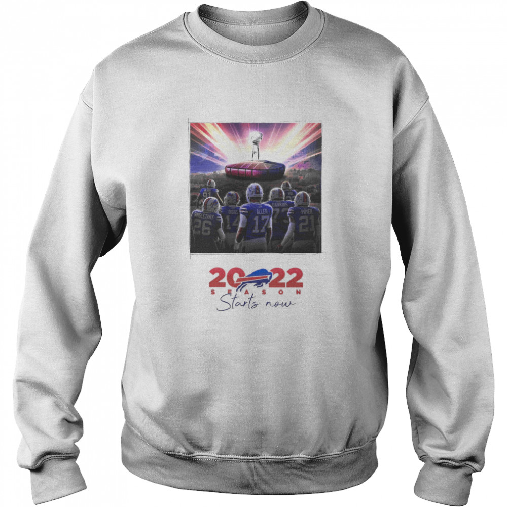 Bills Mafia 2022 Season Starts Now Champions  Unisex Sweatshirt