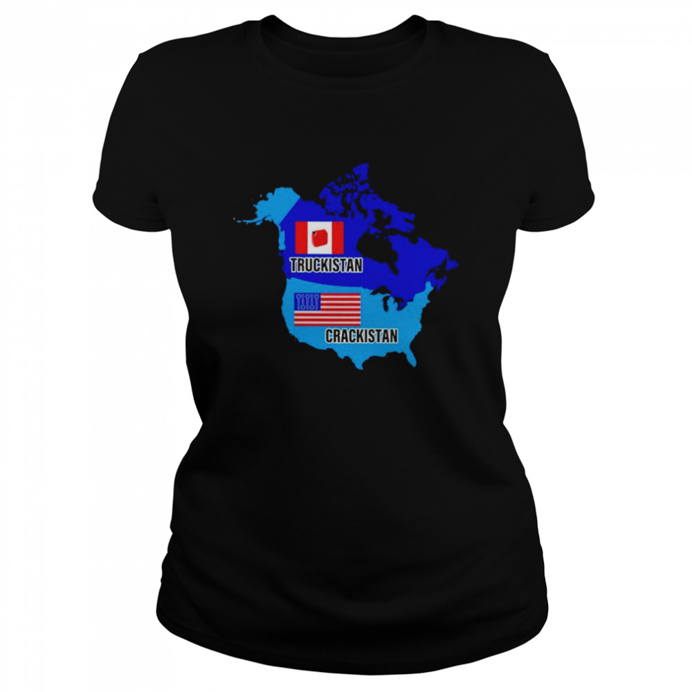 Canadian truckistan American crackistan shirt Classic Women's T-shirt