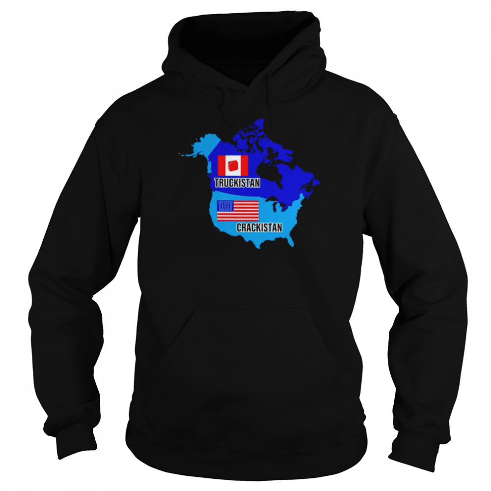 Canadian truckistan American crackistan shirt Unisex Hoodie