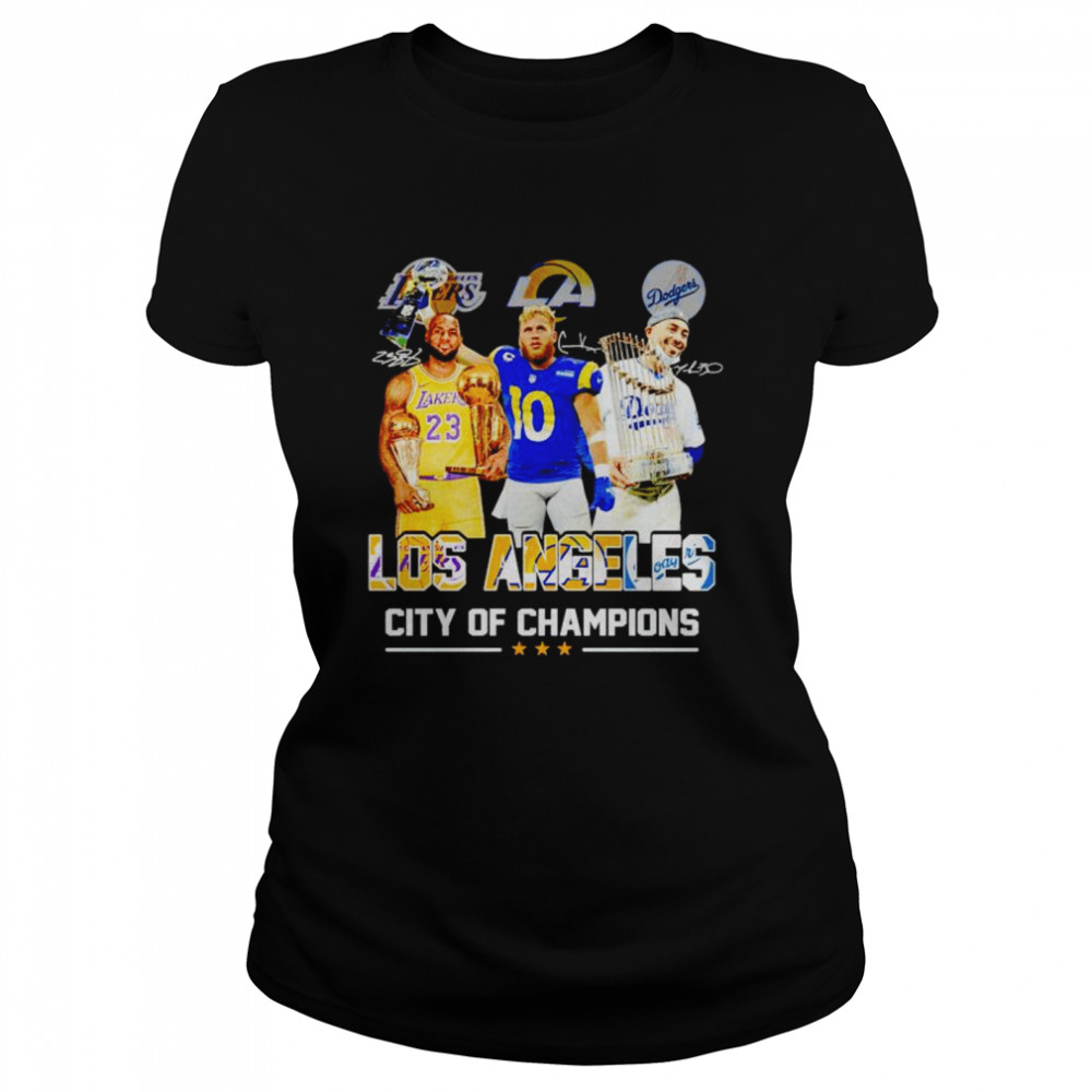 Los Angeles city of champions best players signature shirt Classic Women's T-shirt