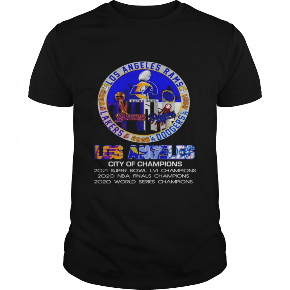 Los Angeles city of champions shirt