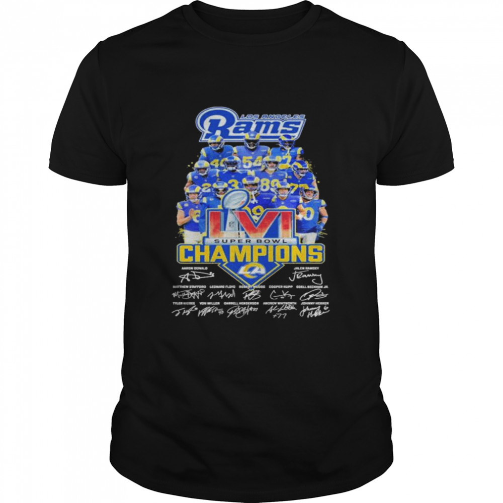 Los angeles rams lvi super bowl champions shirt