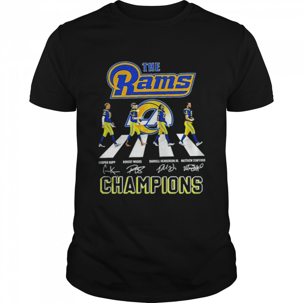 Los Angeles Rams NFC West Champs Super Bowl LVI 2022 Shirt