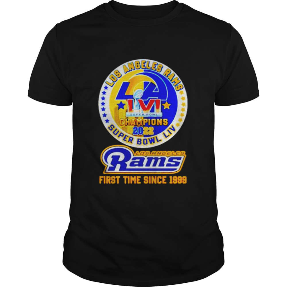 Los Angeles Rams Super Bowl 2022 first time since 1999 shirt