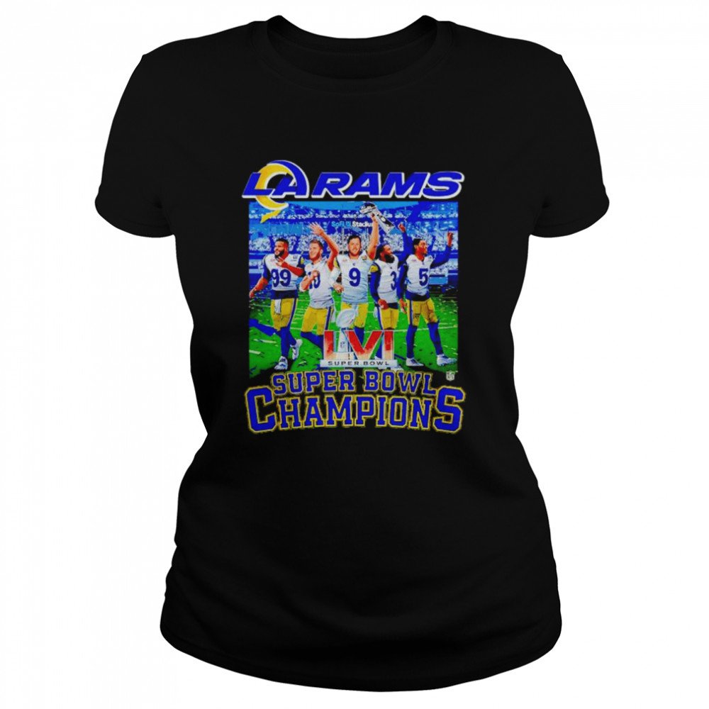 LVI Super Bowl LA Rams Champions Cheer shirt Classic Women's T-shirt