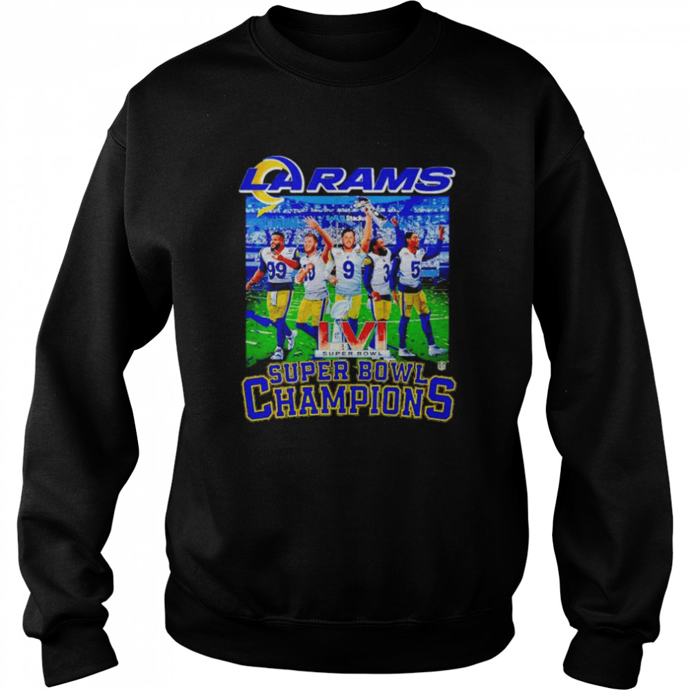 LVI Super Bowl LA Rams Champions Cheer shirt Unisex Sweatshirt