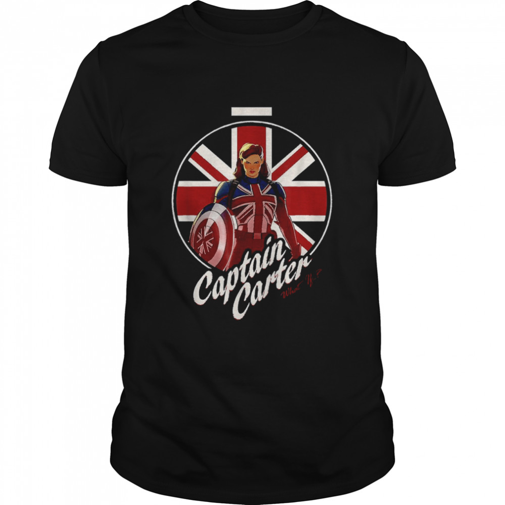 Marvel What If Captain Carter British Flag Shirt