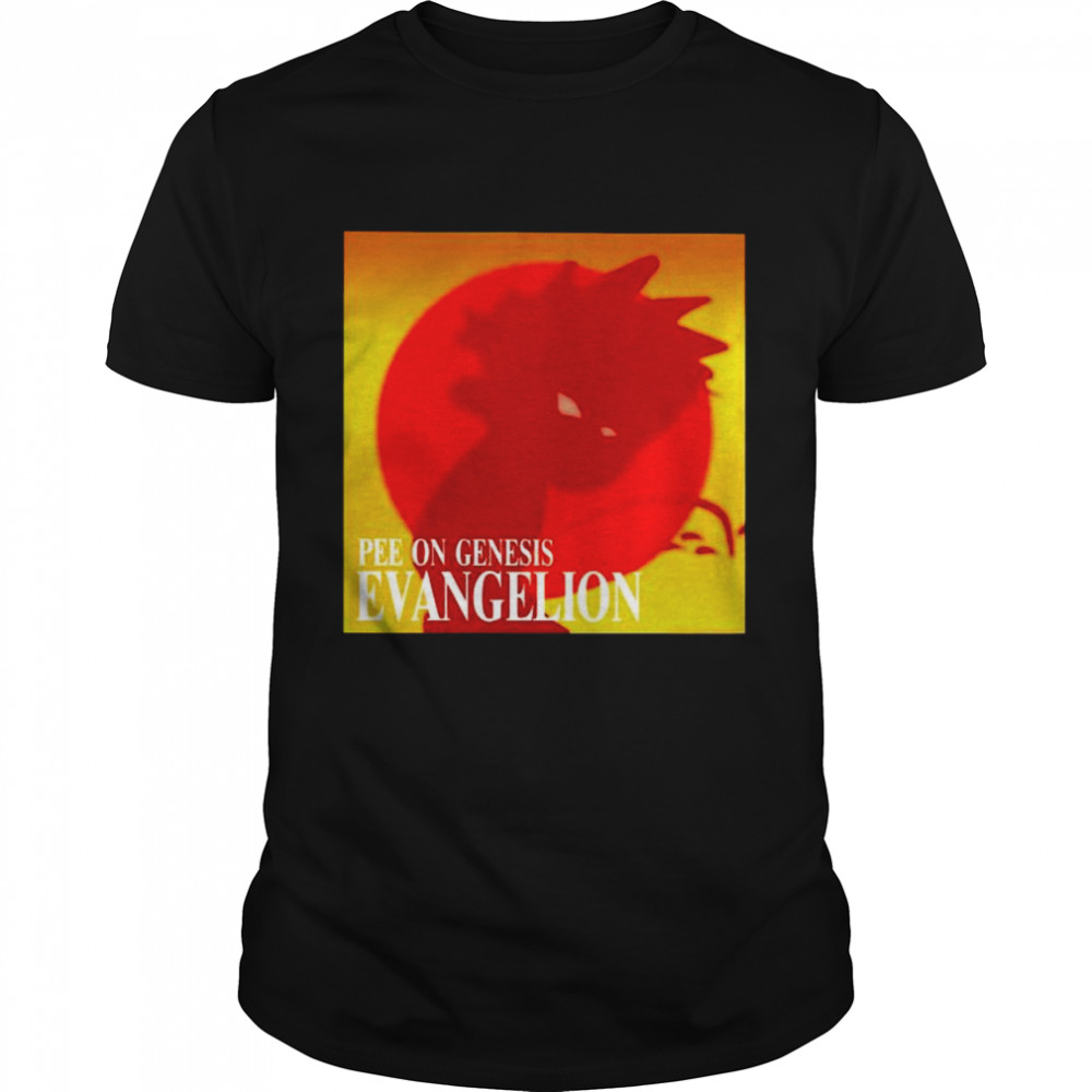 Pee on genesis evangelion shirt