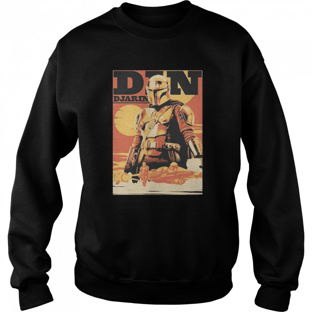Star Wars The Book Of Boba Fett Din Djarin Tatooine  Unisex Sweatshirt