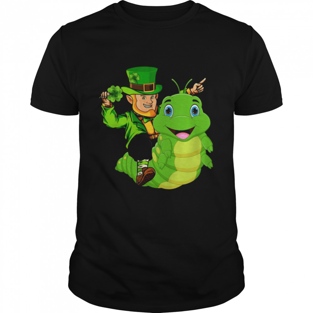 Caterpillar Leprechaun Ride Caterpillar St Patrick Day Shirt