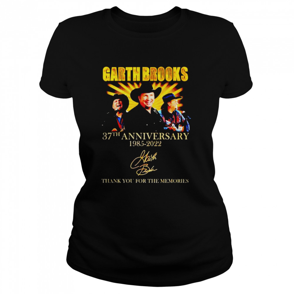 Garth Brooks 37th Anniversary 1985 2022 signature shirt Classic Women's T-shirt