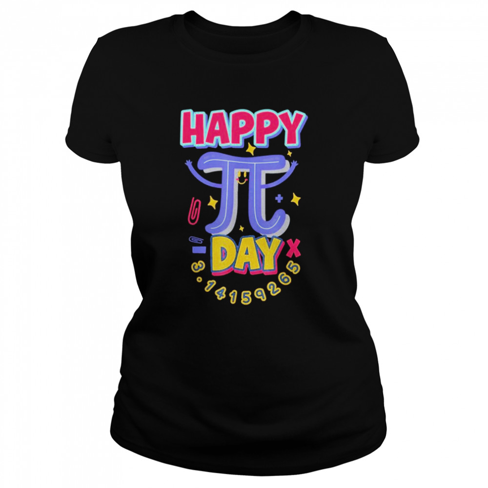 Happy Pi Day 3 14 Vintage STEM Science or Math Teacher shirt Classic Women's T-shirt