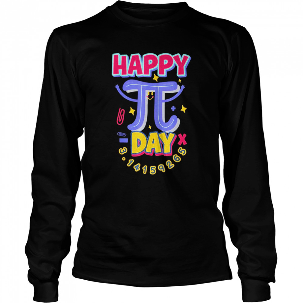 Happy Pi Day 3 14 Vintage STEM Science or Math Teacher shirt Long Sleeved T-shirt