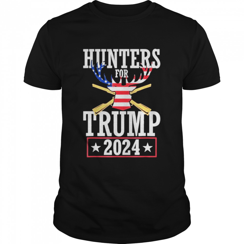 Hunters For Trump 2024 President Republican Deer Hunting shirt