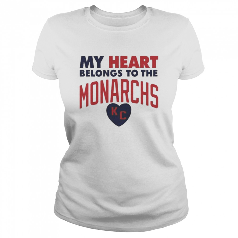 My Heart Belongs To The Monarchs Kc shirt Classic Women's T-shirt