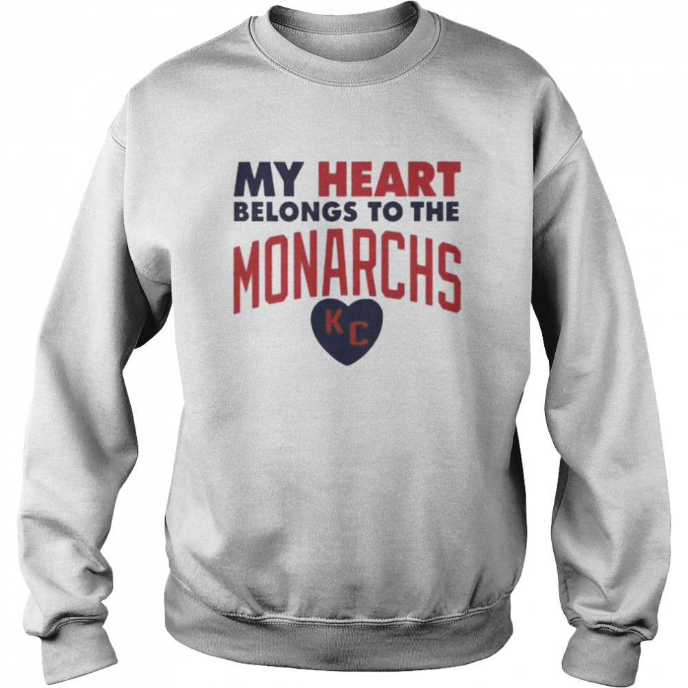 My Heart Belongs To The Monarchs Kc shirt Unisex Sweatshirt