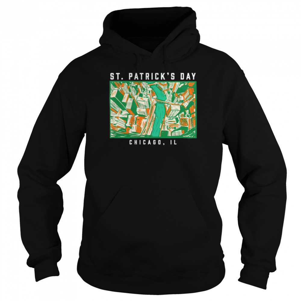 St Patrick’s day Chicago river shirt Unisex Hoodie