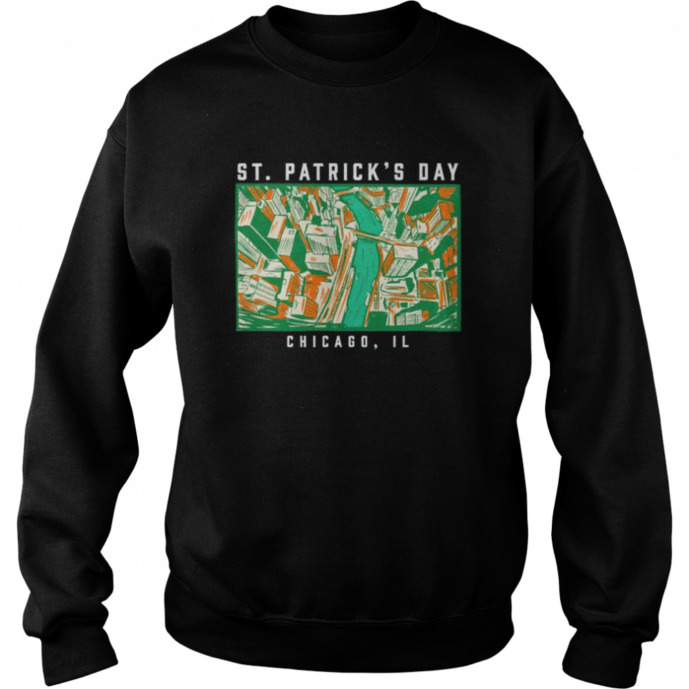 St Patrick’s day Chicago river shirt Unisex Sweatshirt