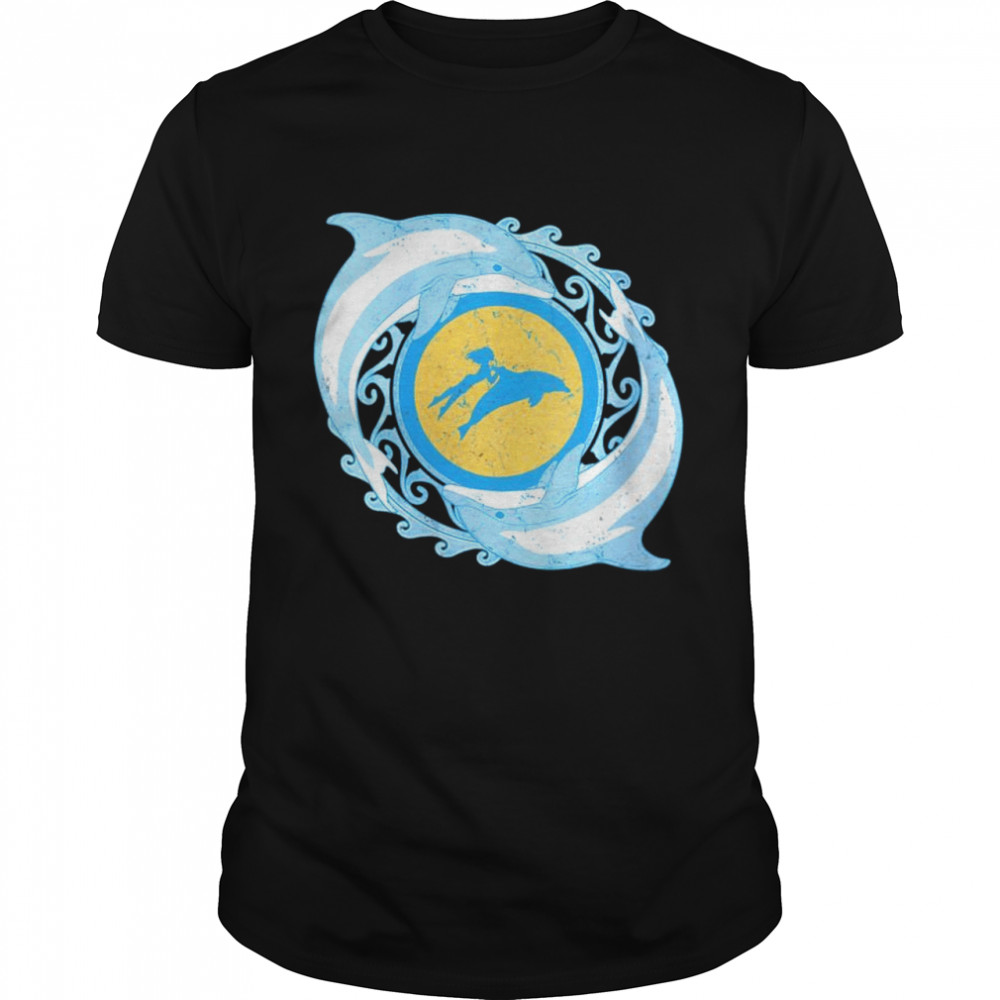 Palau Dolphin Rider Ocean Child Shirt