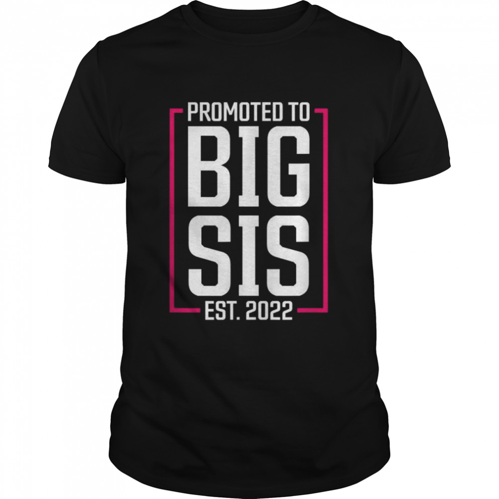 Promoted to Big Sister 2022 Big Sis Soon to be Big Sister Shirt