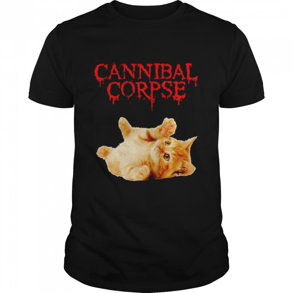 Cat cannibal corpse shirt