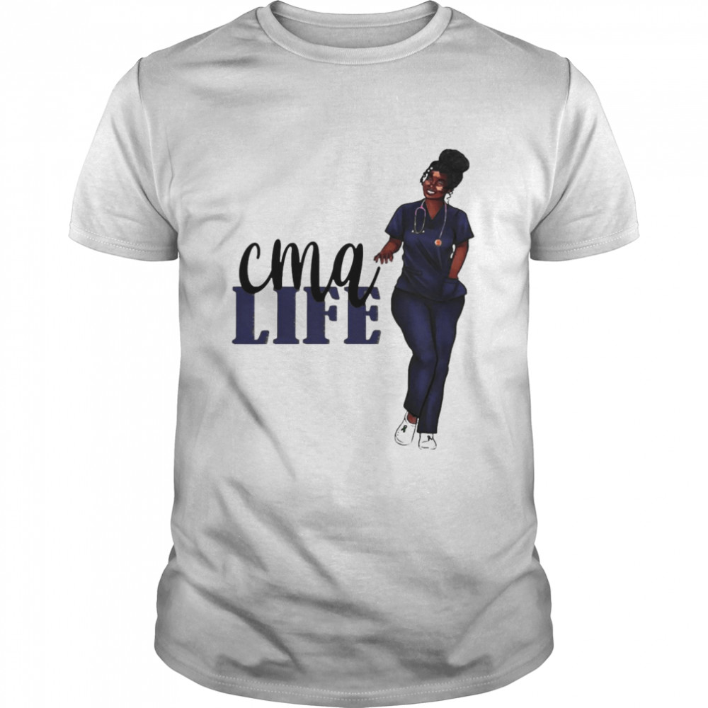 Dark Blue Scrubs CMA Life Shirt