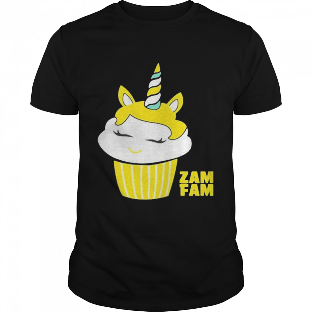 Rebecca Zamolo Merch Rebecca’s Unicorn Horn Zamfam T-Shirt