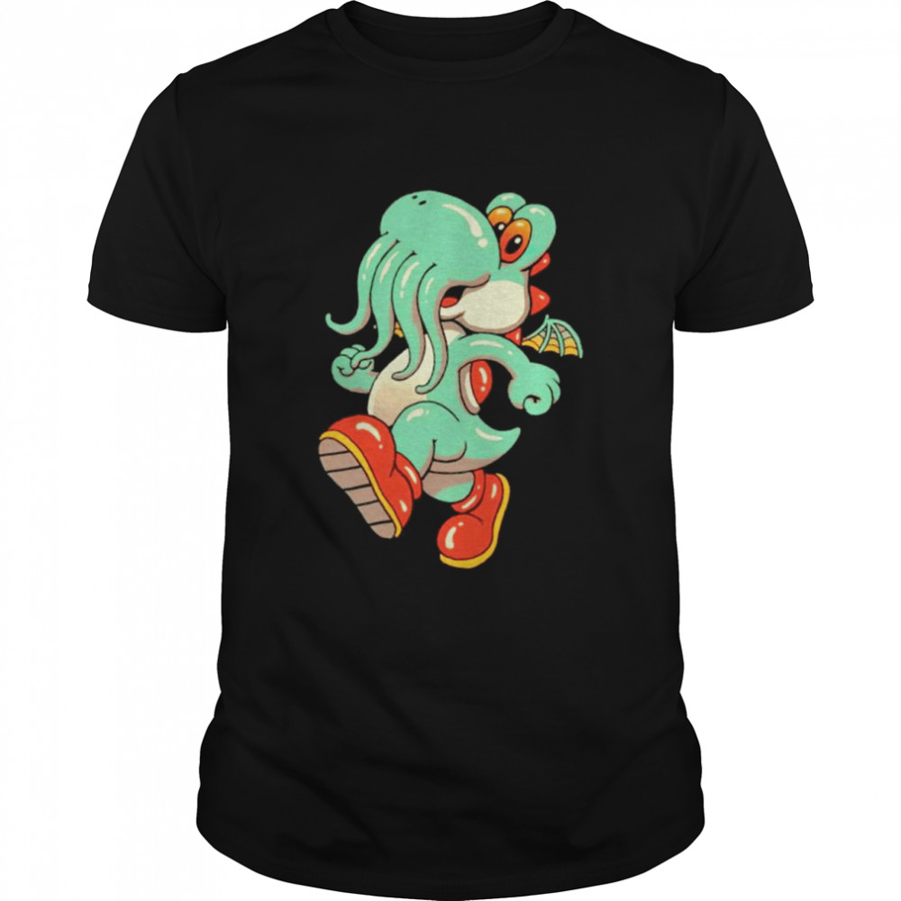 Yoshi Dino Cthulhu shirt