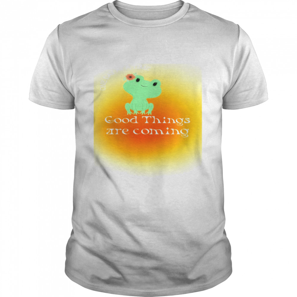 Fairycore Aesthetic Positive Quote Goblincore Frog Shirt