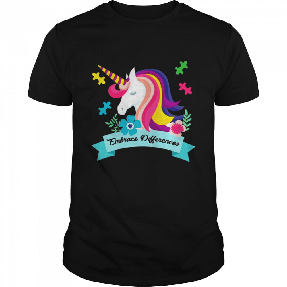 Unicorn Embrace differences shirt