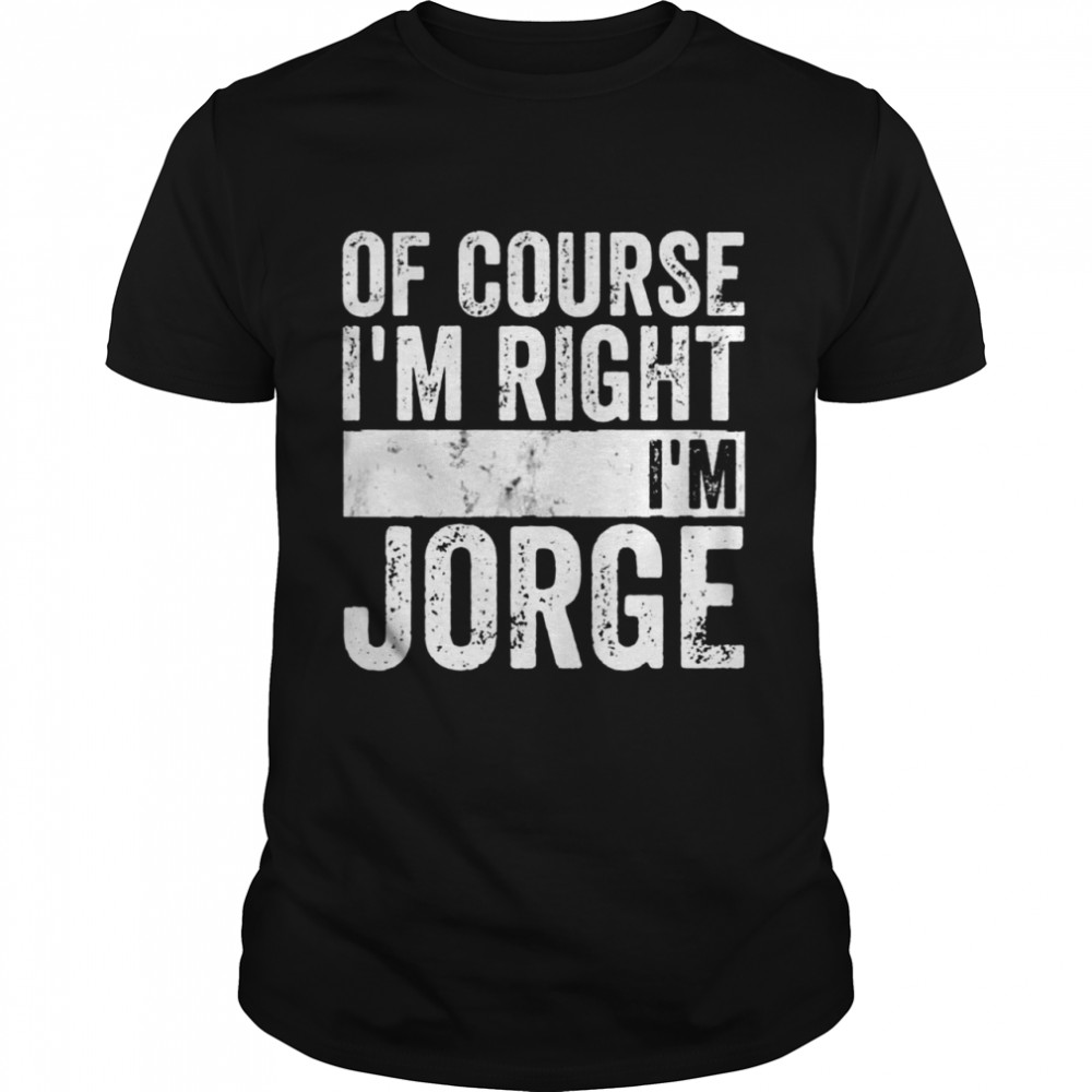 Course I’m Right I’m Derek Shirt