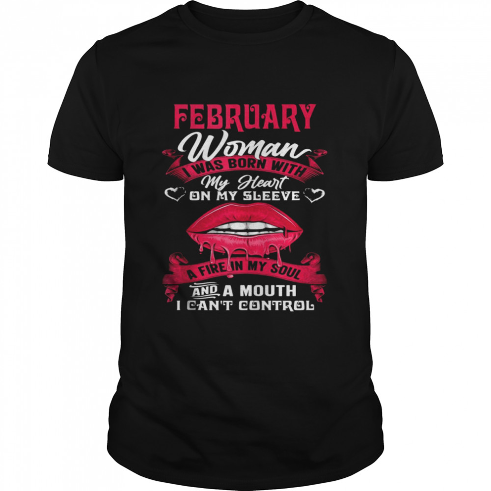 February Girl Birthday Queen Born In February Shirt