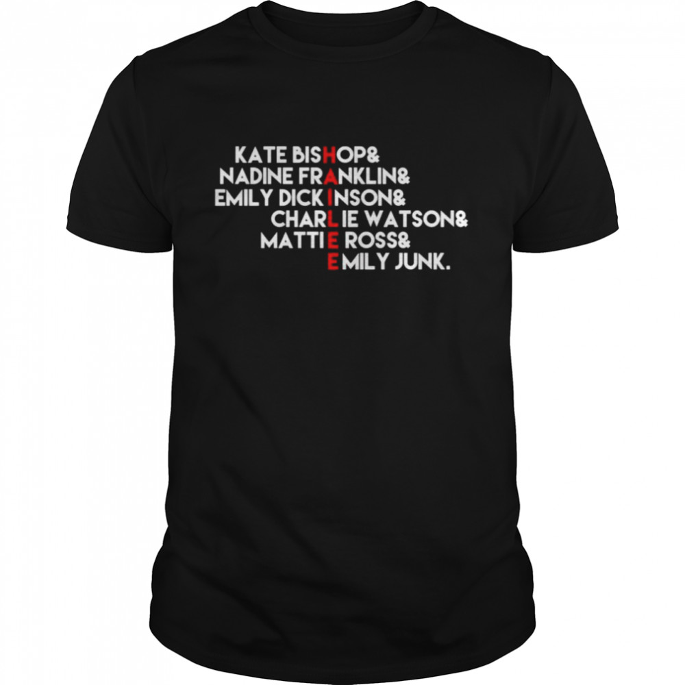 Hailee kate bishop nadine franklin emily dickinson shirt